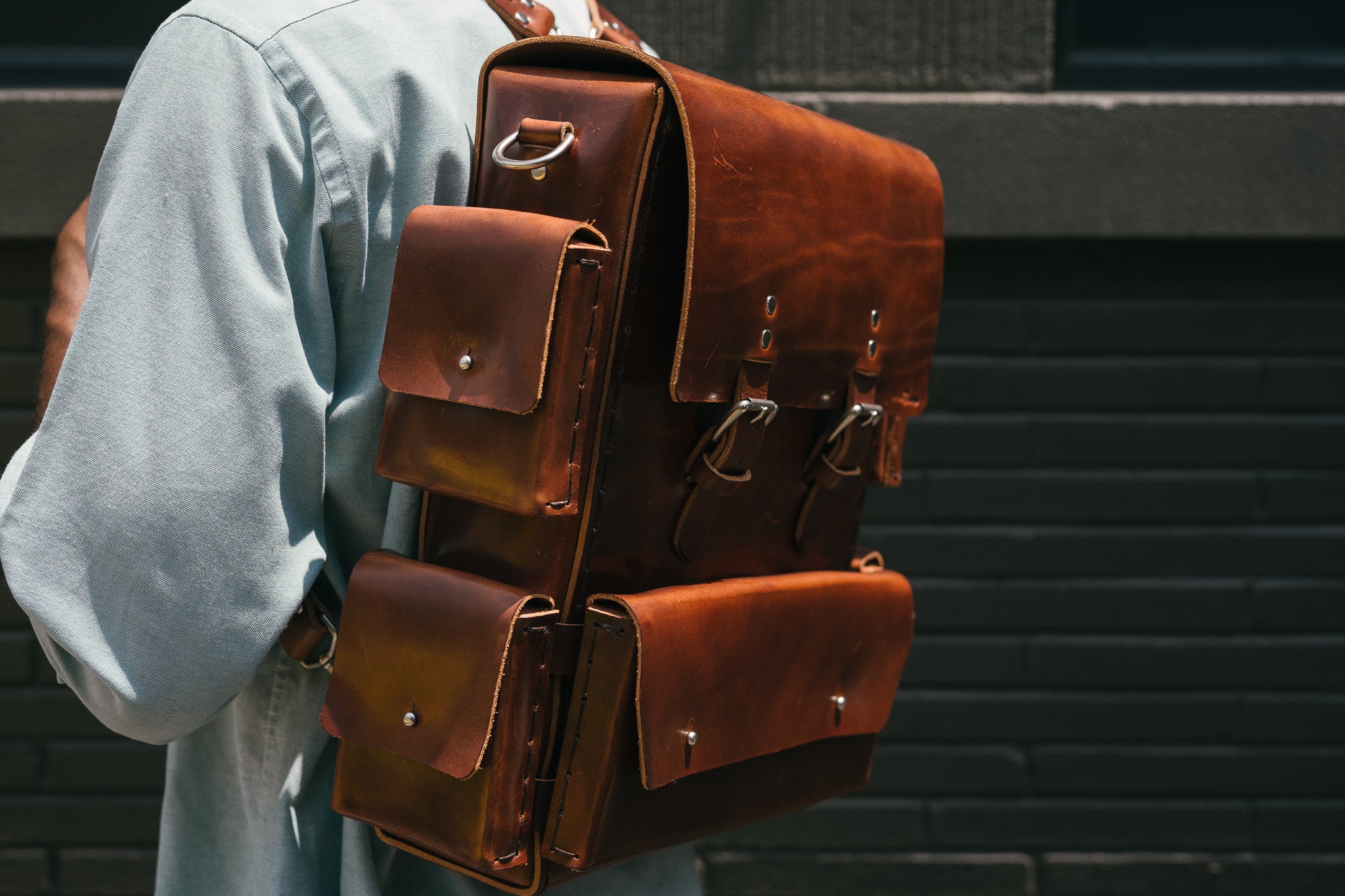 Handcrafted Full-Grain Leather Backpacks