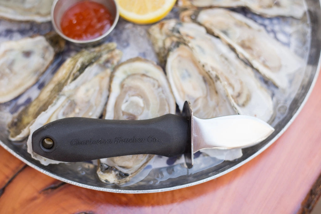 The Charleston Shucker Knife With Leather Sheath