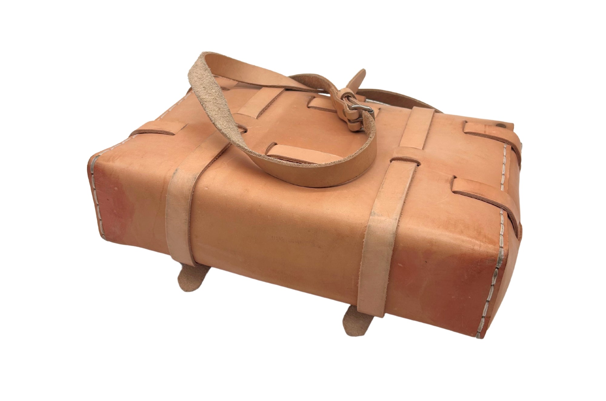 Seasoned No. 4316 - Bohemian Satchel in Natural Tan