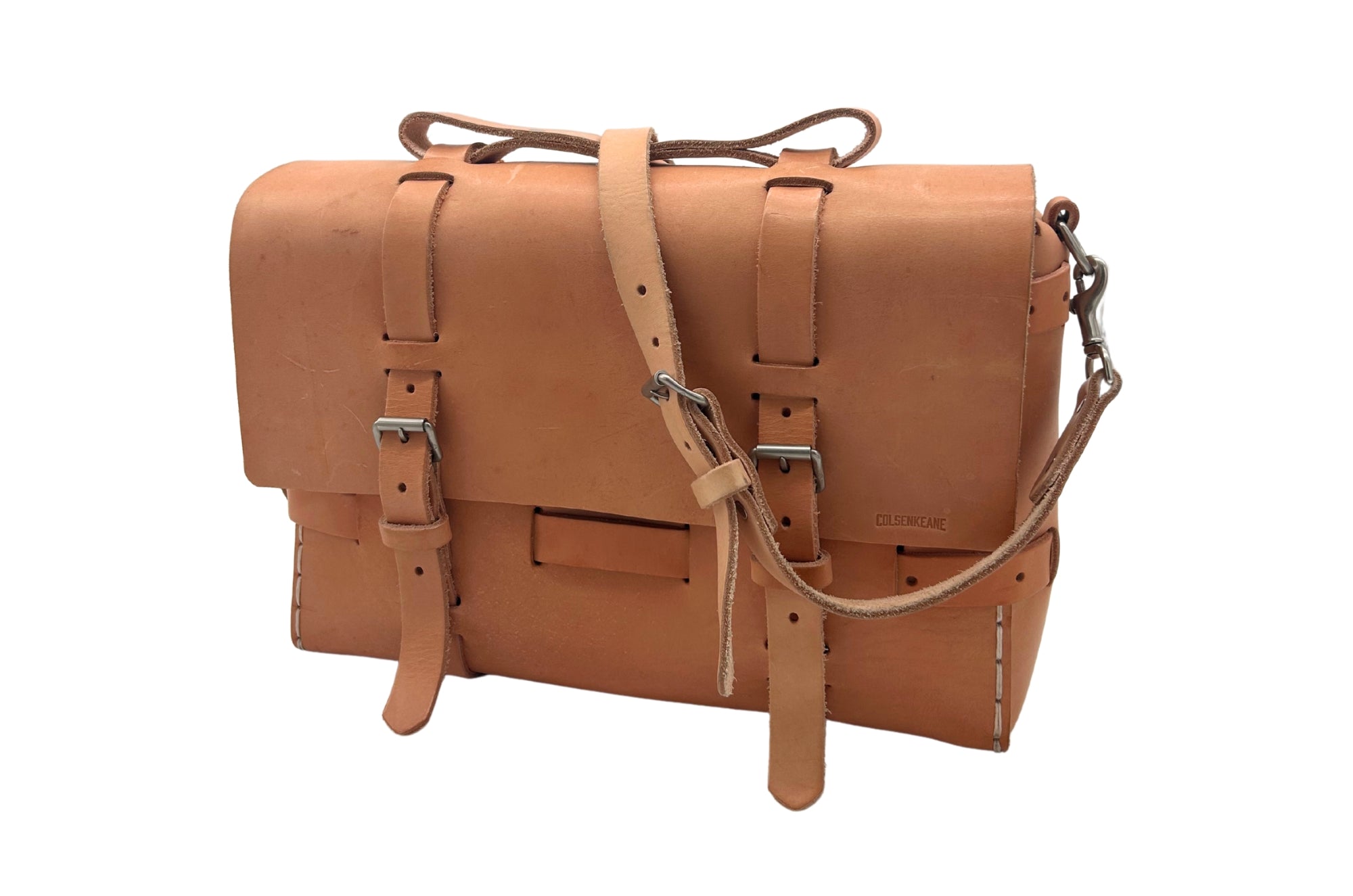 Seasoned No. 4316 - Bohemian Satchel in Natural Tan