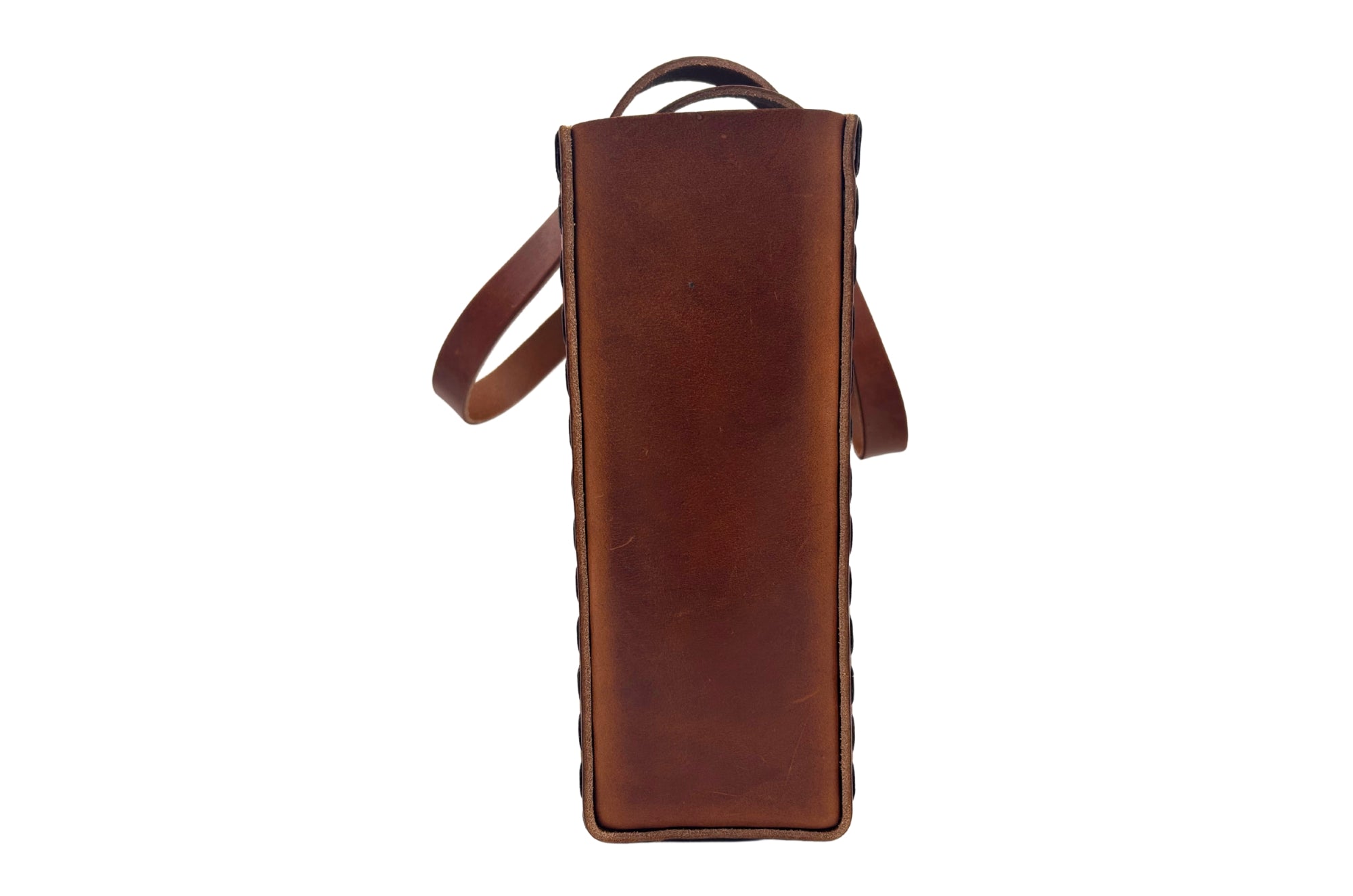 Limited Edition No. 714 Tote in Amber Brown with copper buckles- ONLY 1 MADE