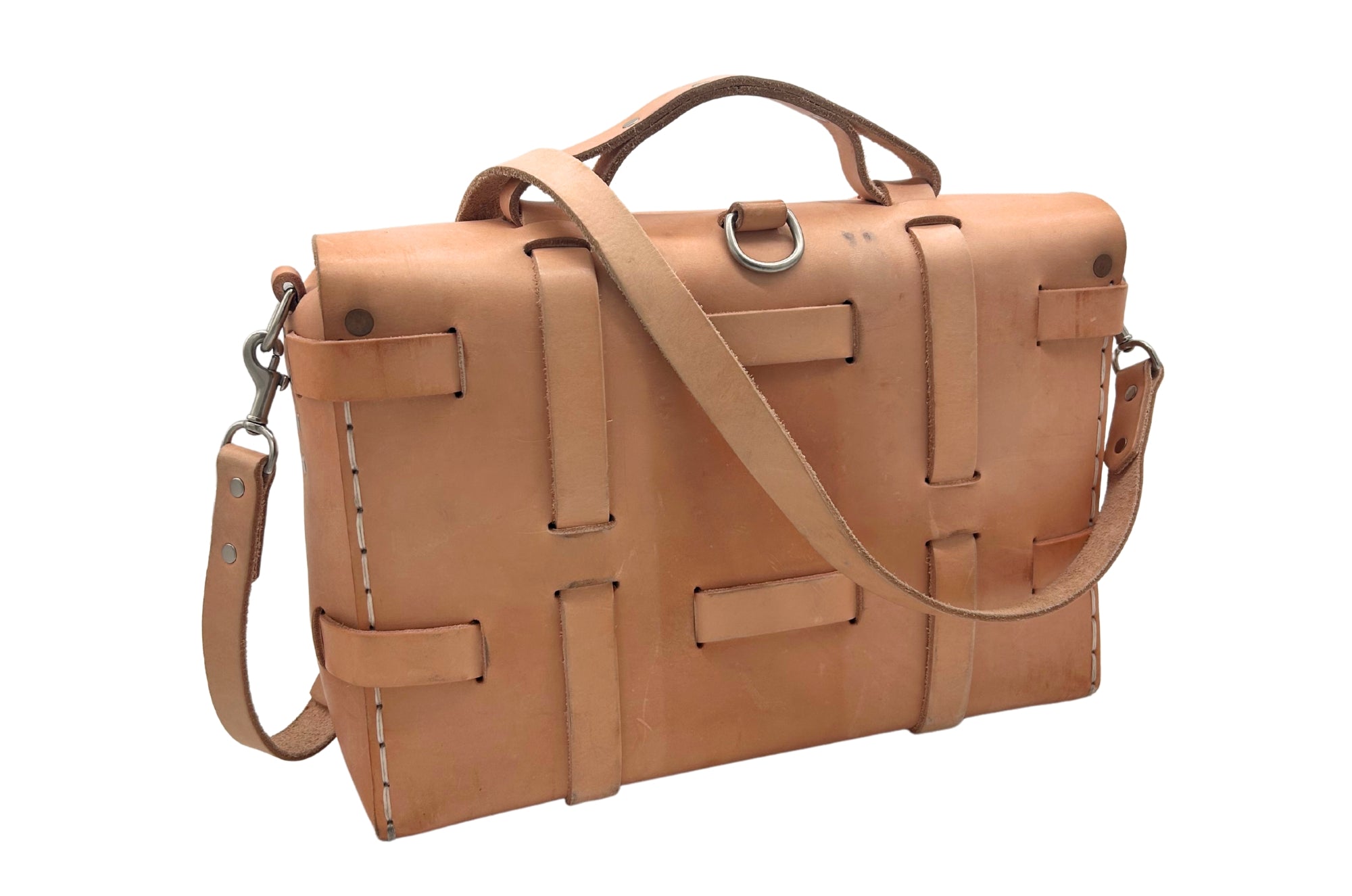 Seasoned No. 4316 - Bohemian Satchel in Natural Tan
