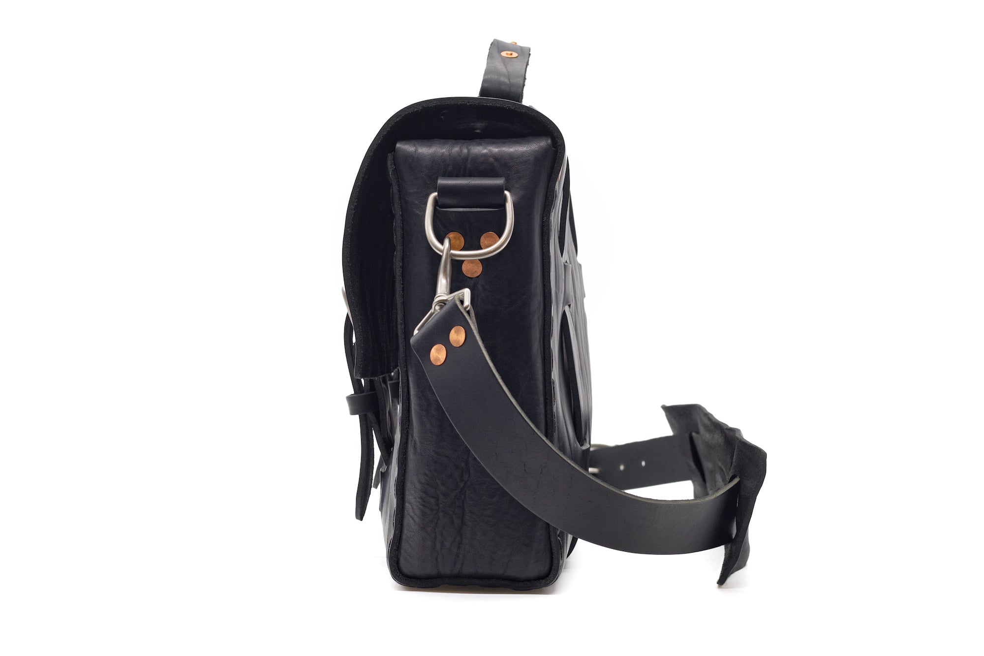 Limited Edition No. 4313 - Minimalist Standard Leather Satchel in Commonwealth Black - 5 MADE, SOLD OUT