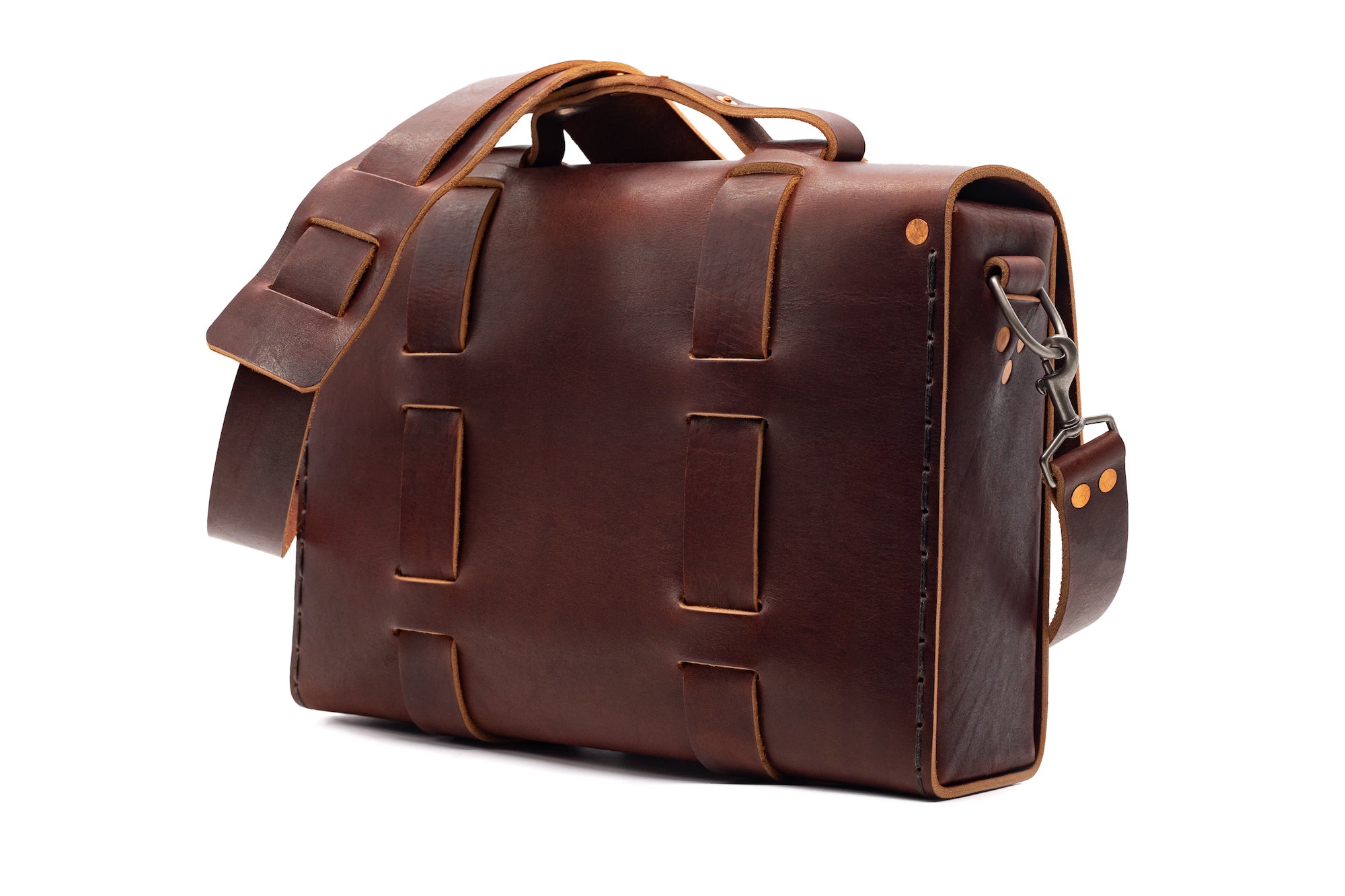 Limited Edition No. 4313 - Minimalist Standard Leather Satchel in Bay St. Brown - SOLD OUT