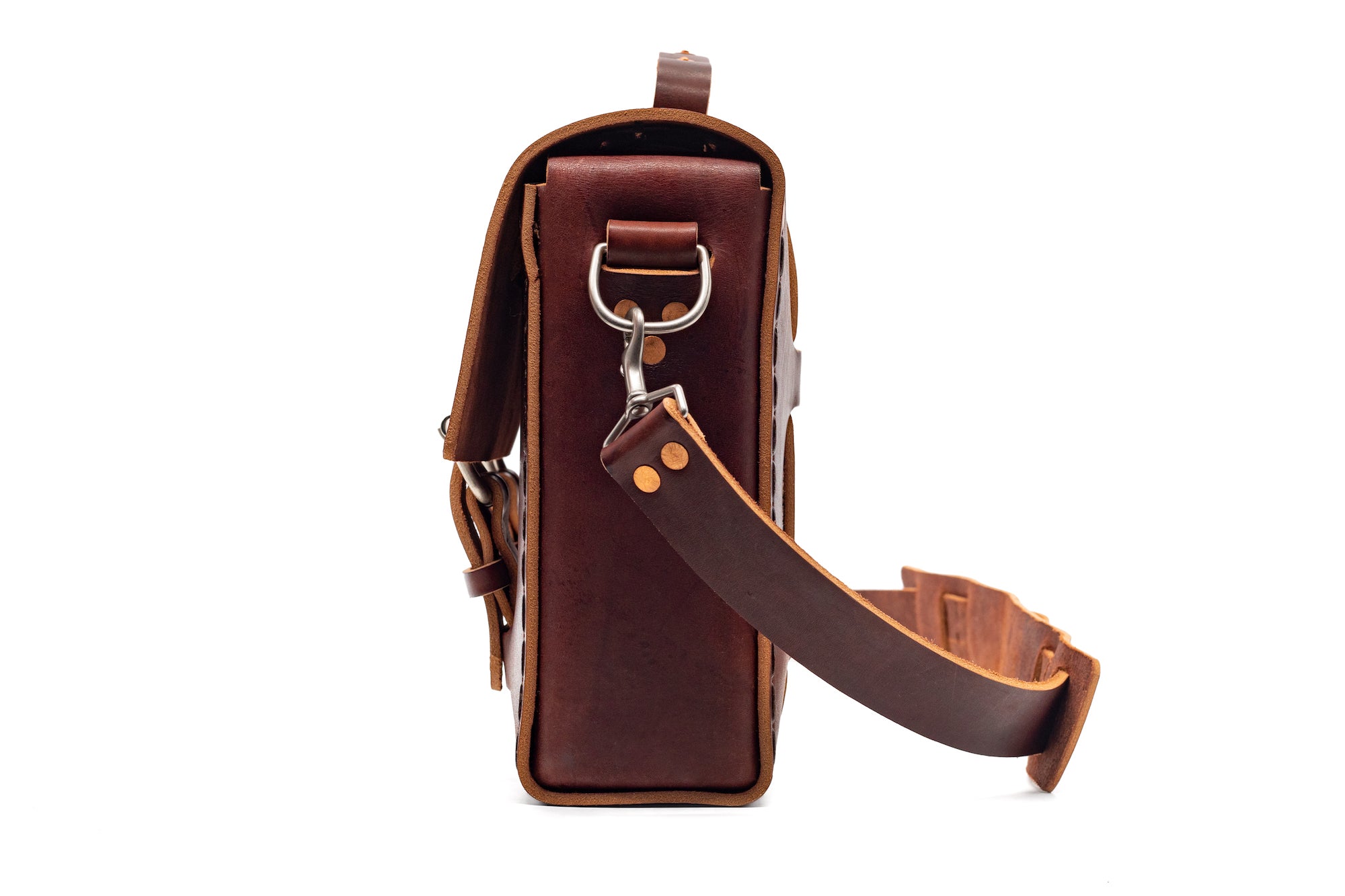 Limited Edition No. 4313 - Minimalist Standard Leather Satchel in Bay St. Brown - SOLD OUT