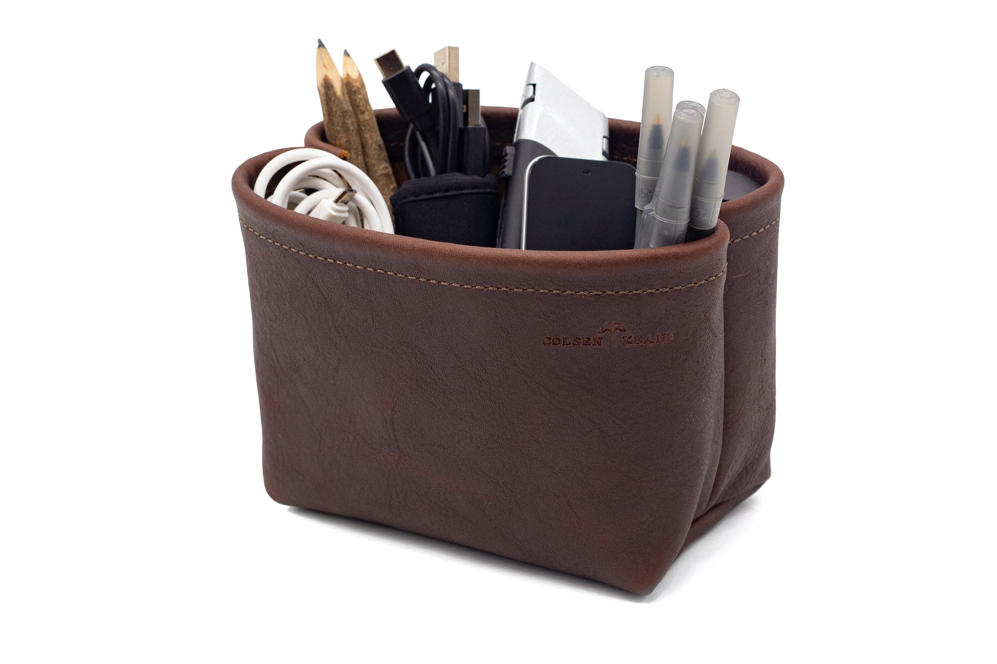 No. 822 - Leather Desk Organizer