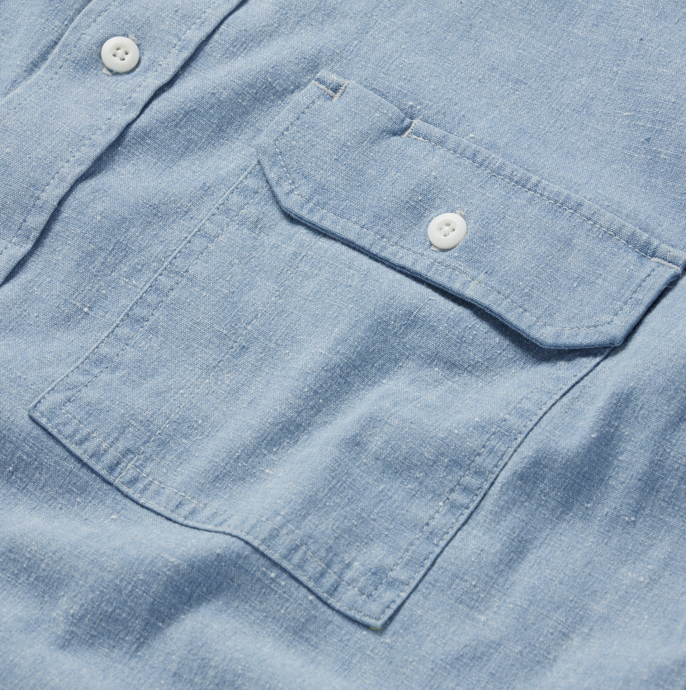 The Chore Shirt in Washed Indigo Boss Duck