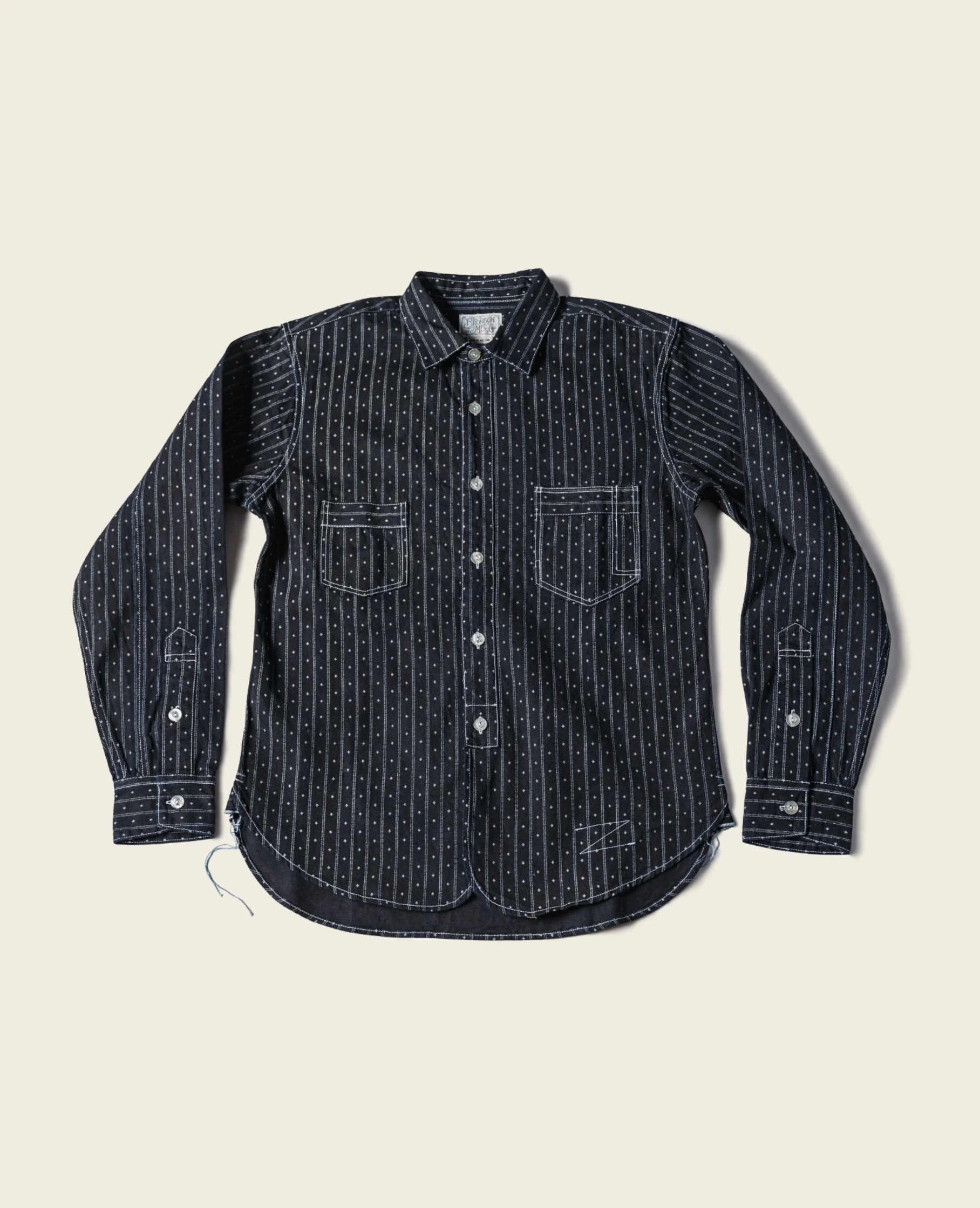 Wabash Selvedge Wave Point Work Shirt