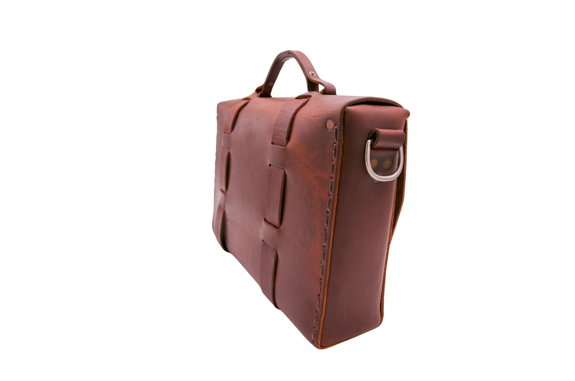 SEASONED NO. 4313 - MINIMALIST SATCHEL IN SCOTCH GRUNGE