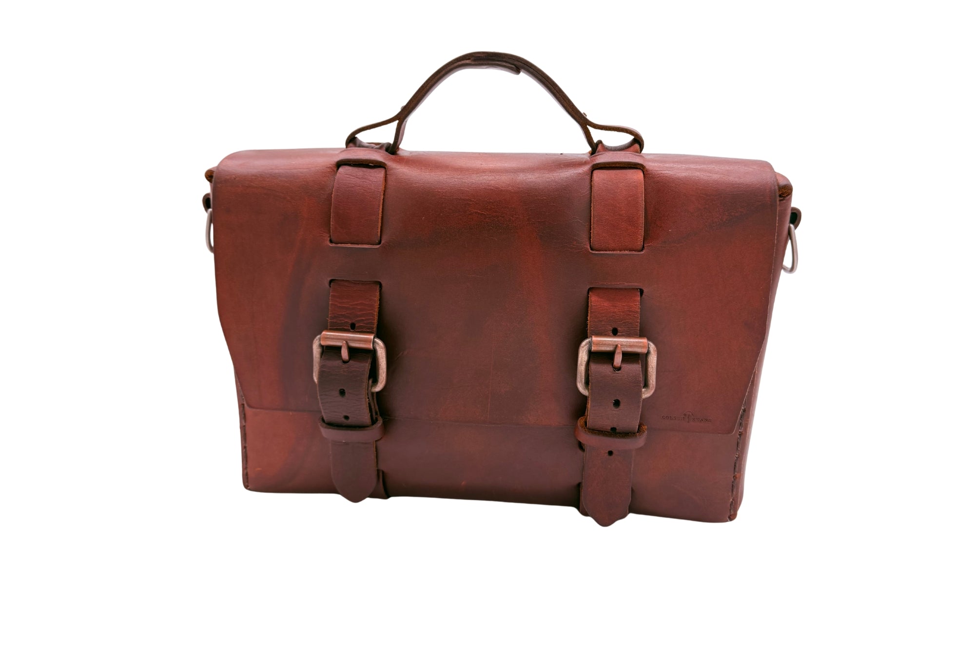 SEASONED NO. 4313 - MINIMALIST SATCHEL IN SCOTCH GRUNGE