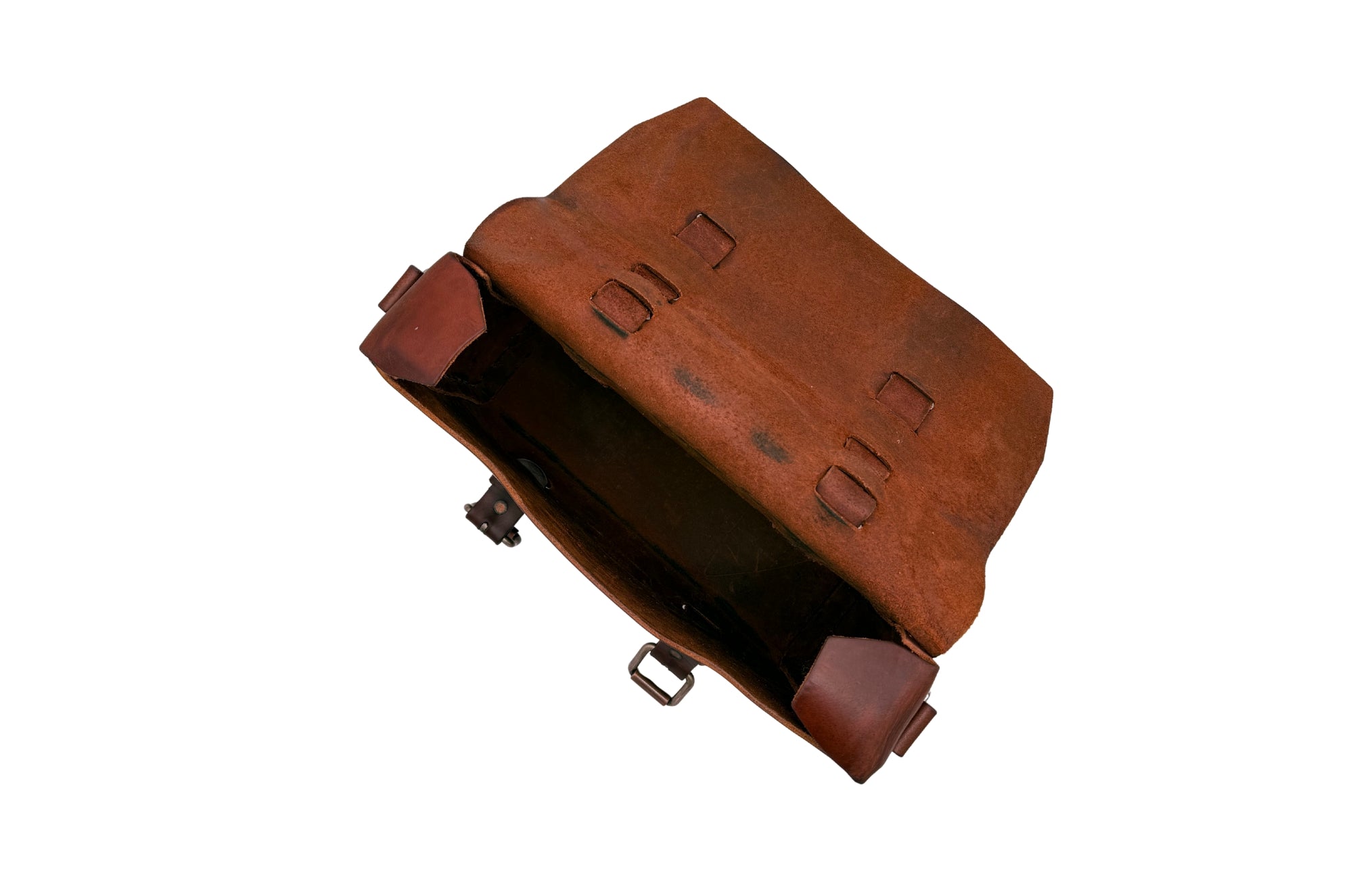 SEASONED NO. 4313 - MINIMALIST SATCHEL IN SCOTCH GRUNGE