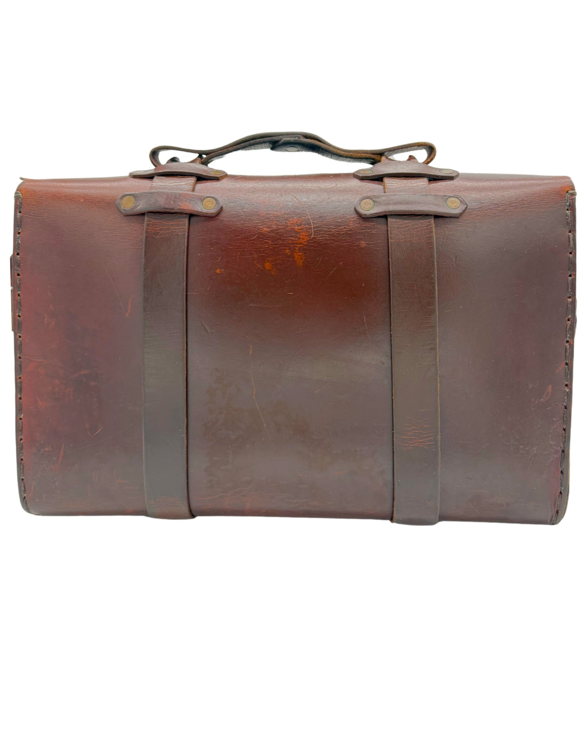Seasoned Large No. 4311 Classic Satchel in Scotch Grunge with One Divider