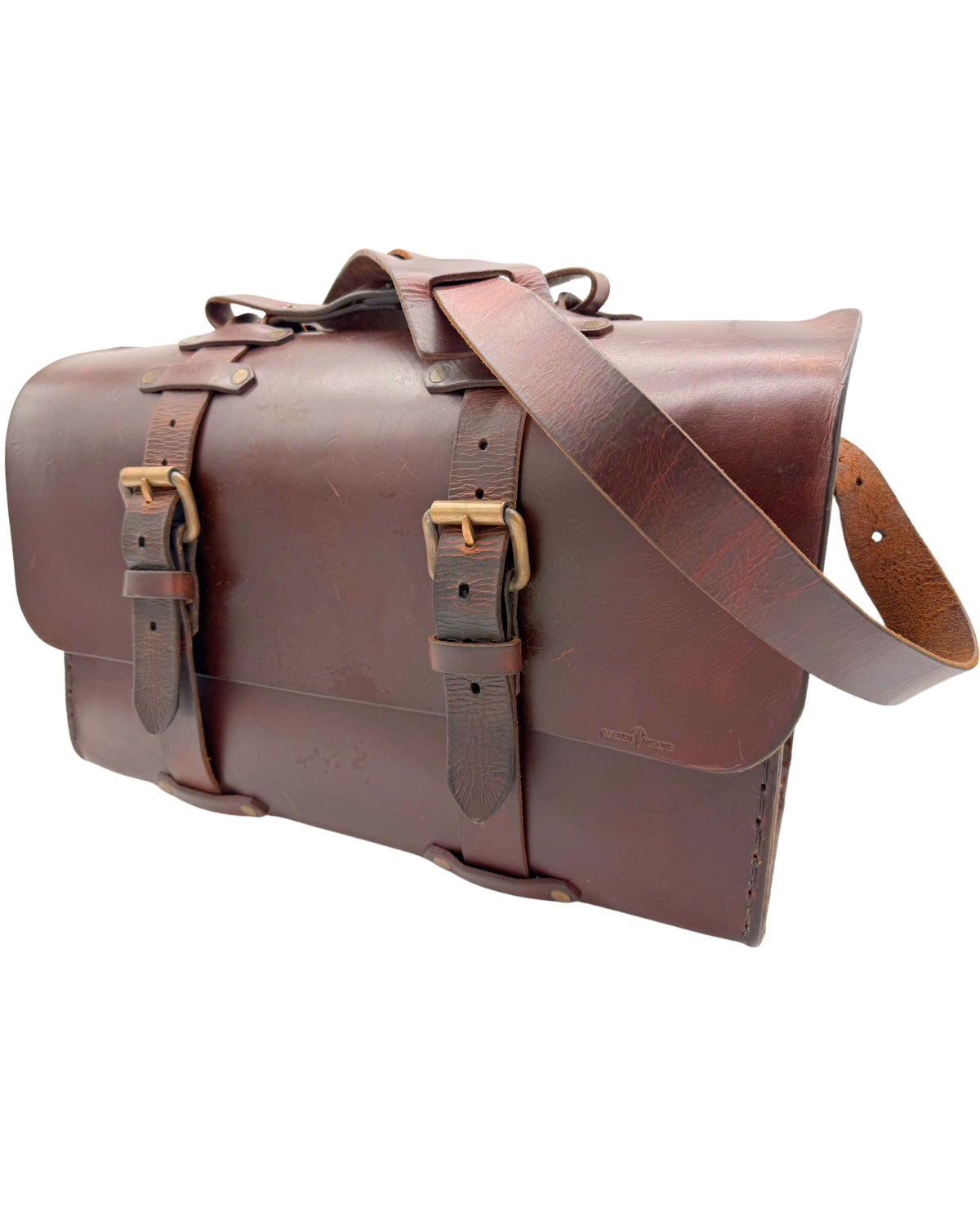 Seasoned Large No. 4311 Classic Satchel in Scotch Grunge with One Divider
