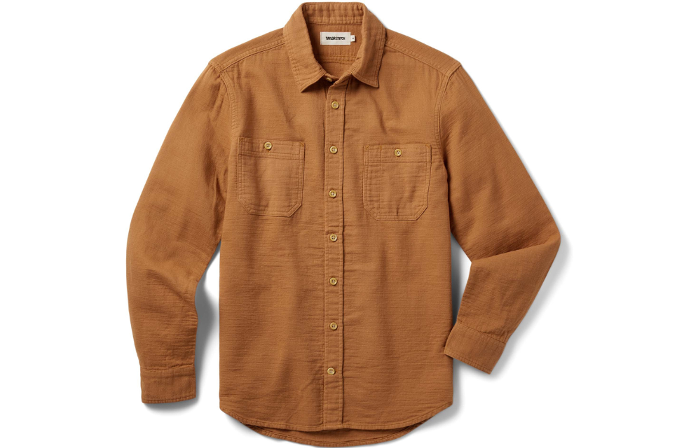 The Utility Shirt in Russet Double Cloth