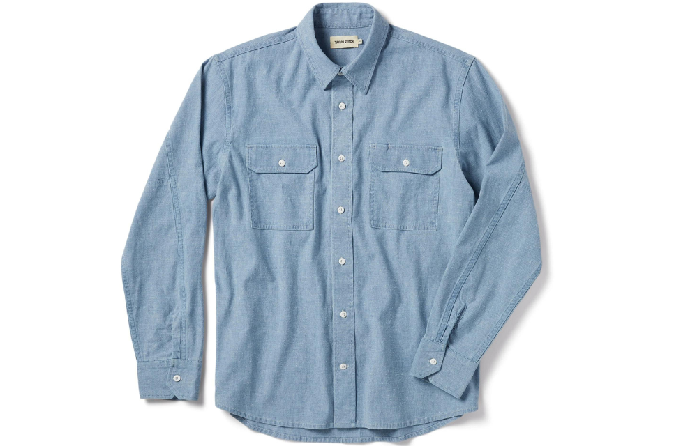 The Chore Shirt in Washed Indigo Boss Duck