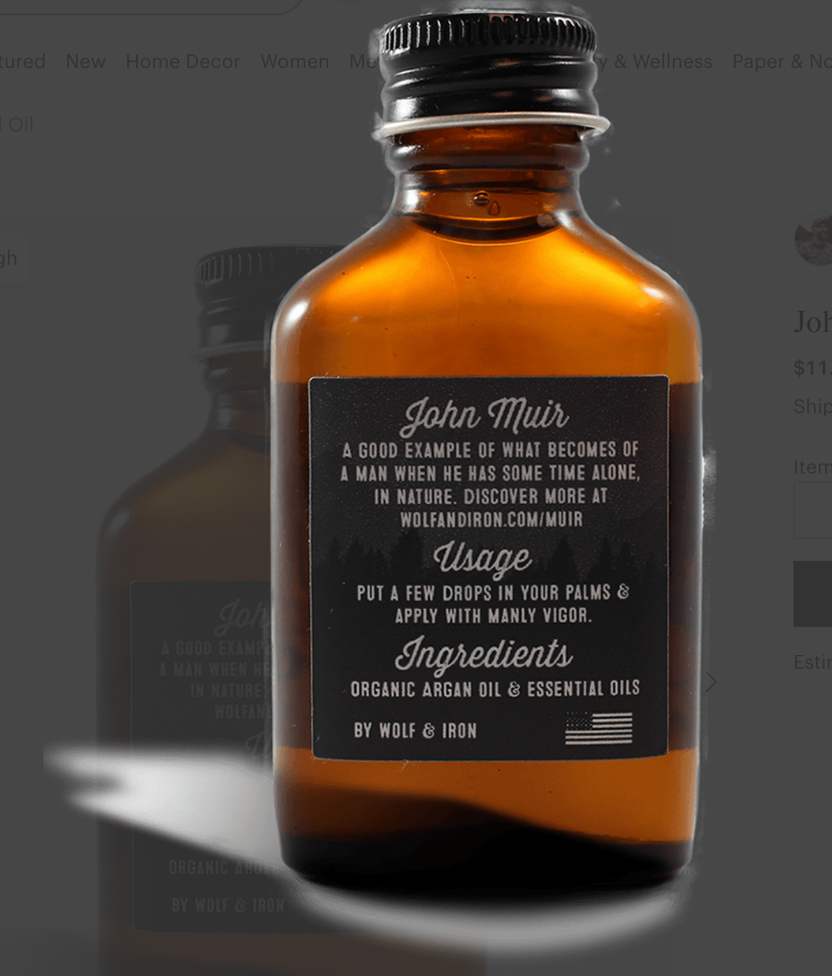Wolf & Iron Beard Oil