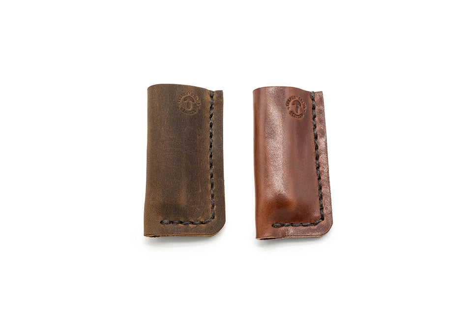 No. 222 - Stainless Steel Clipper with Leather Sheath